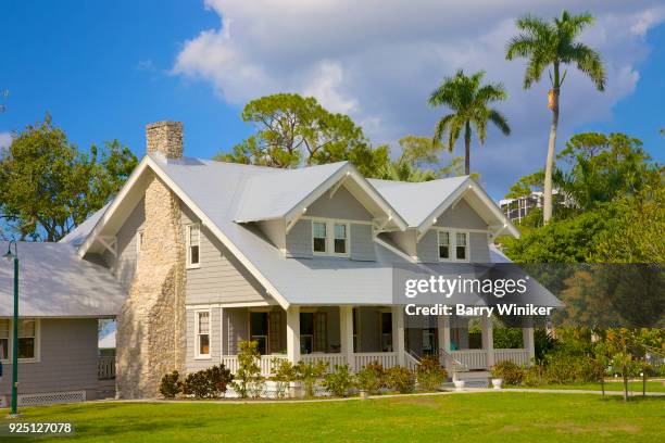 henry ford's winter home, ft. myers - ford county ground stock pictures, royalty-free photos & images