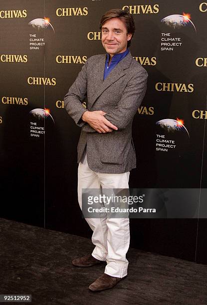 Designer Baruc Corazon attends The Climate Project photocall at Chivas Studio on October 29, 2009 in Madrid, Spain.