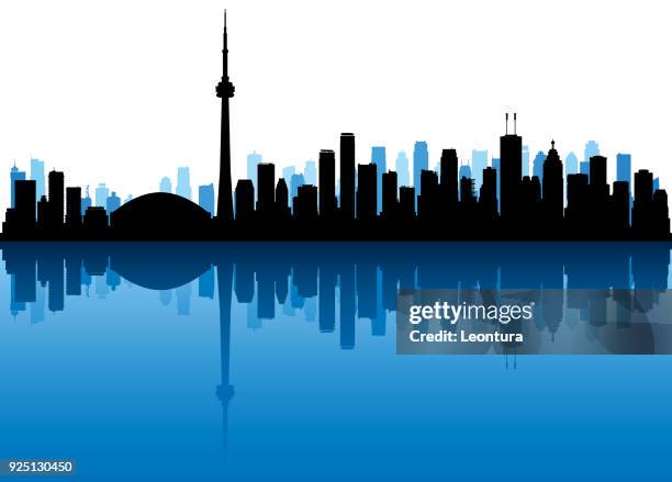 bildbanksillustrationer, clip art samt tecknat material och ikoner med toronto (alla byggnader är komplett och rörliga) - toronto