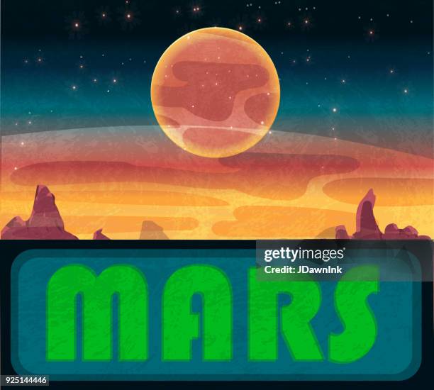 mars background - mars exploration stock illustrations