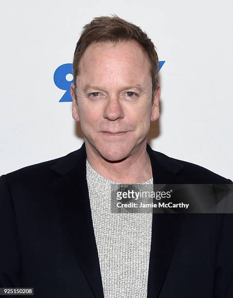 Kiefer Sutherland attends the 92nd Street Y Presents: "Designated Survivor" Talk And Preview Screening at Kaufman Concert Hall on February 27, 2018...