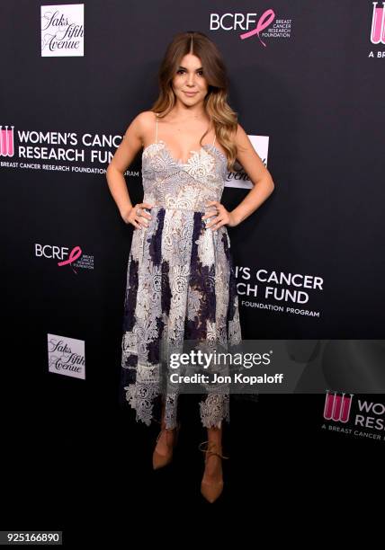 Olivia Jade Giannulli attends The Women's Cancer Research Fund's An Unforgettable Evening Benefit Gala at the Beverly Wilshire Four Seasons Hotel on...