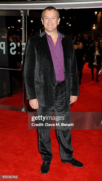 Hugh Bonneville arrives at the premiere of 'Nowhere Boy' during the closing night gala of the Times BFI London Film Festival, at the Odeon Leicester...