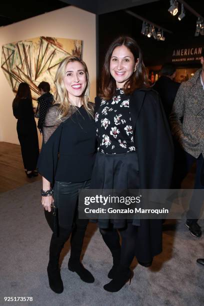 Joia Kazam and Erica Samuels during the The Art Show Gala Preview at Park Avenue Armory on February 27, 2018 in New York City.