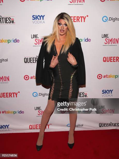 Rhea Litre attends the Queerty presents "The Queerties" Award Reception on February 27, 2018 in Los Angeles, California.