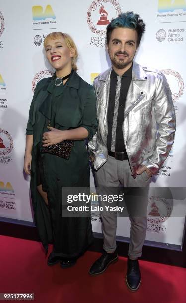 Miranda attends the Latin GRAMMY Acoustic Session red carpet photocall at Usina del Arte on February 27, 2018 in Buenos Aires, Argentina.