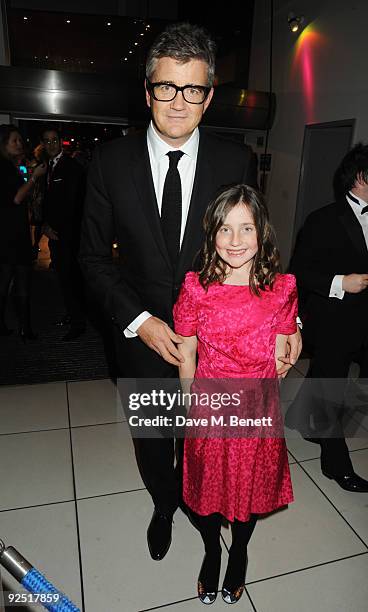 Jay Jopling and Anjelica Jopling arrive at the premiere of 'Nowhere Boy' during the closing night gala of the Times BFI London Film Festival, at the...