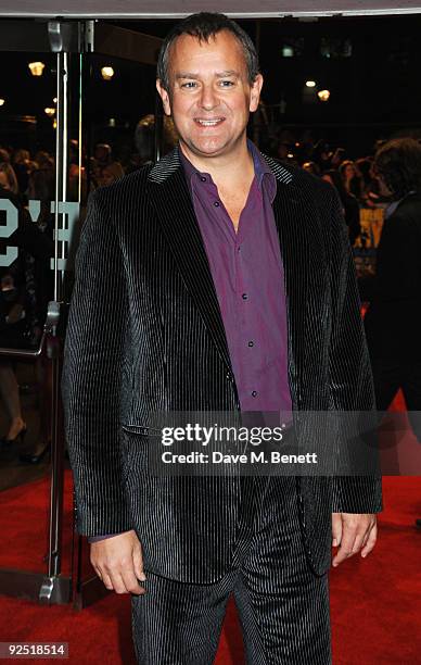 Hugh Bonneville arrives at the premiere of 'Nowhere Boy' during the closing night gala of the Times BFI London Film Festival, at the Odeon Leicester...