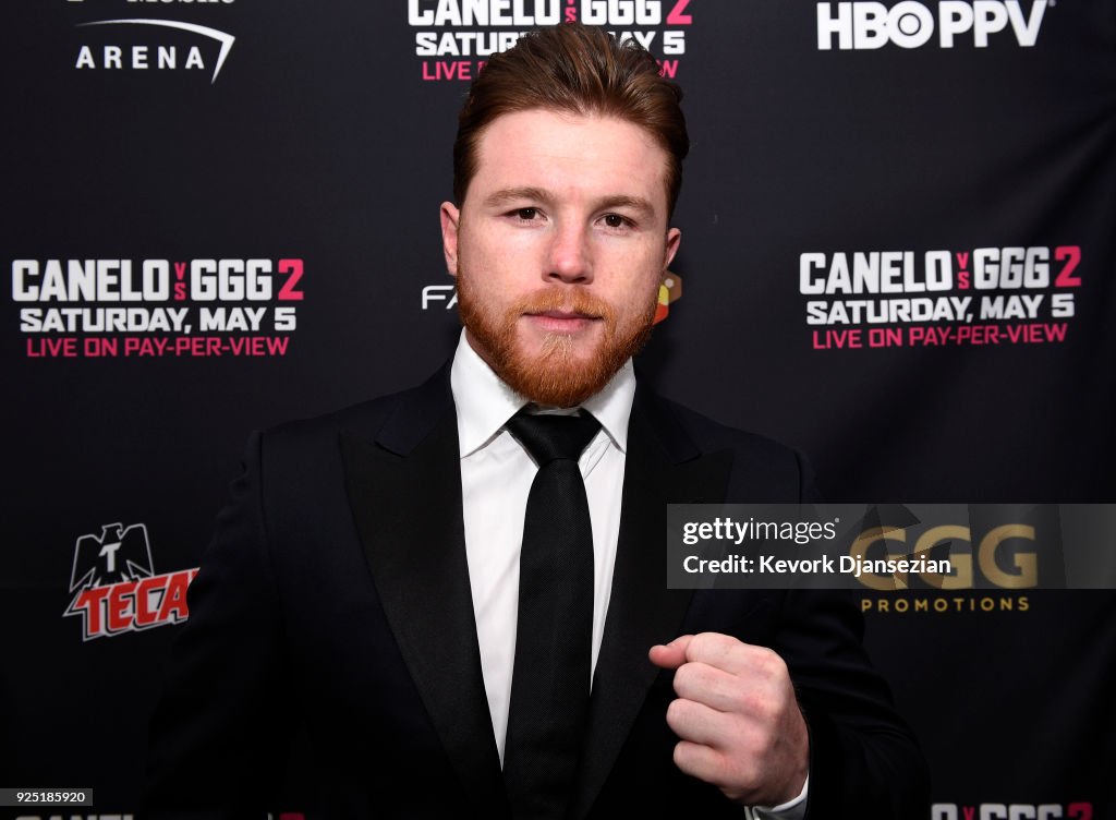 Canelo Alvarez v Gennady Golovkin Press Conference - Los Angeles