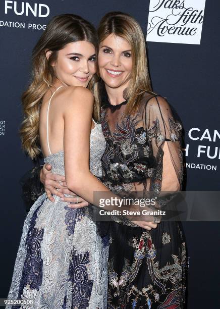 Lori Loughlin, Olivia Jade Giannulli arrives at the The Women's Cancer Research Fund's An Unforgettable Evening Benefit Gala at the Beverly Wilshire...