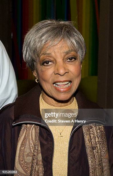 Actress Ruby Dee attends the "Finian's Rainbow" Broadway opening night at the St. James Theatre on October 29, 2009 in New York City.