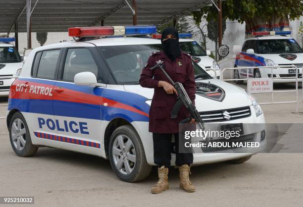 To mark the occasion of International Women's Day on March 8, 2018 AFP presents a series of 45 photos depicting women performing roles or working in...