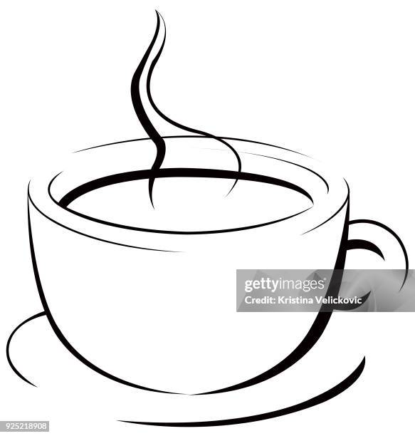 coffee cup - coffee logo stock illustrations