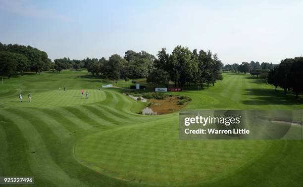 The course is pictured ahead of the Tshwane Open at Pretoria Country Club on February 28, 2018 in Pretoria, South Africa.