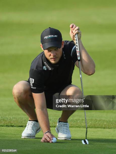 Danny Willett of England plays a practice round ahead of the Tshwane Open at Pretoria Country Club on February 28, 2018 in Pretoria, South Africa.