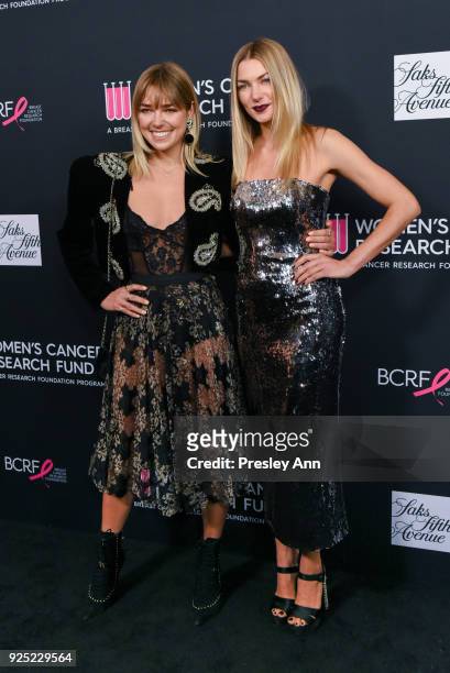 Ashley Hart and Jessica Hart attend The Women's Cancer Research Fund's An Unforgettable Evening Benefit Gala - Arrivals at the Beverly Wilshire Four...