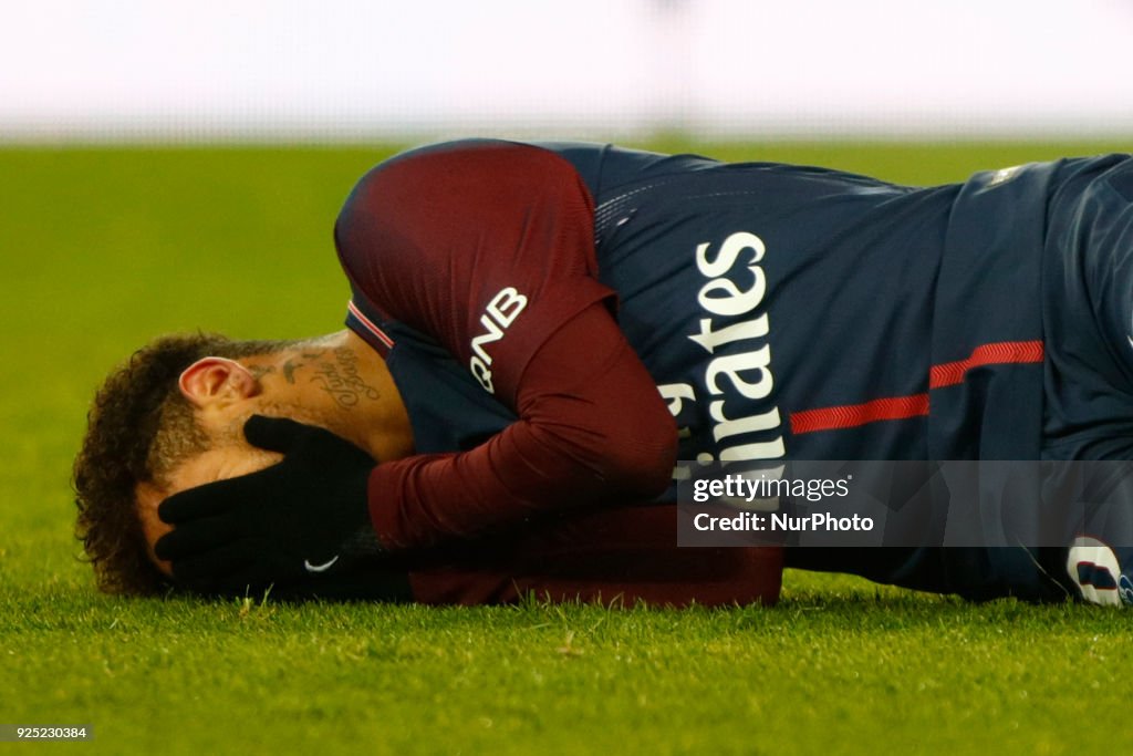 Injury PSG's Brazilian forward Neymar Jr