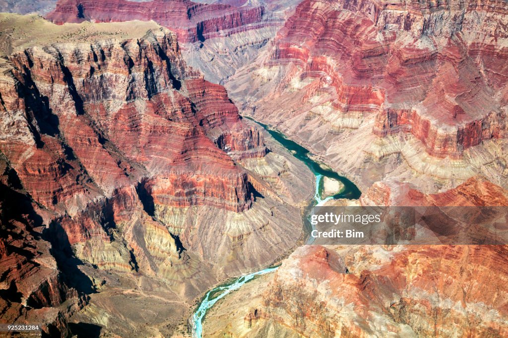 Grand Canyon, Colorado River, Aerial View, Arizona, USA