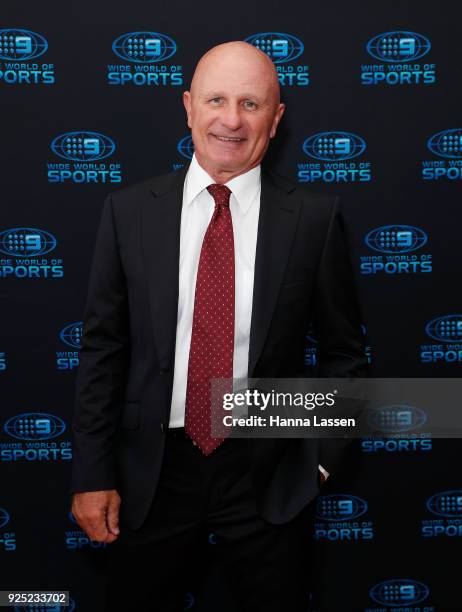 Peter Stirling attends the Nine Network 2018 NRL Launch at the Australian Maritime Museum on February 28, 2018 in Sydney, Australia.