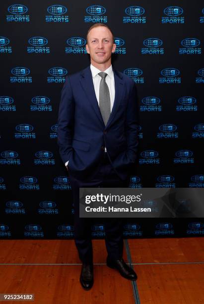 Darren Lockyer attends the Nine Network 2018 NRL Launch at the Australian Maritime Museum on February 28, 2018 in Sydney, Australia.