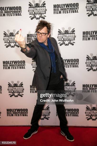 Matthew Currie Holmes arrives at Buckout Road Premiere at the Hollywood Reel Independent Film Festival at Regal Cinemas L.A. Live on February 27,...