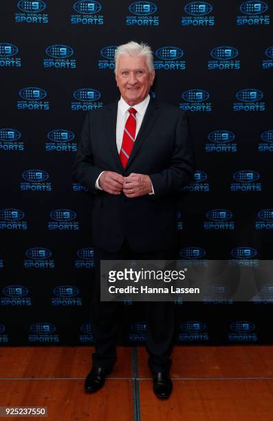 Ray Warren attends the Nine Network 2018 NRL Launch at the Australian Maritime Museum on February 28, 2018 in Sydney, Australia.