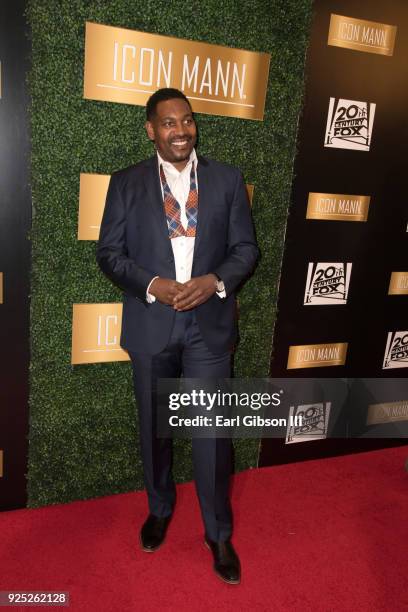 Mykelti Williamson attends ICON MANN's 6th Annual Pre-Oscar Dinner at the Beverly Wilshire Four Seasons Hotel on February 27, 2018 in Beverly Hills,...