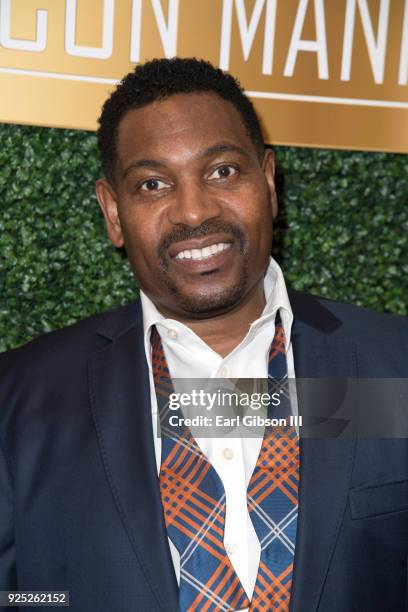 Mykelti Williamson attends ICON MANN's 6th Annual Pre-Oscar Dinner at the Beverly Wilshire Four Seasons Hotel on February 27, 2018 in Beverly Hills,...