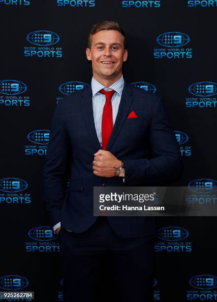 Ryan Gallagher attends the Nine Network 2018 NRL Launch at the Australian Maritime Museum on February 28, 2018 in Sydney, Australia.
