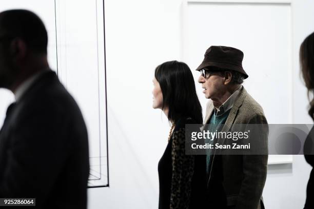 Soon-Yi Previn and Woody Allen attend The Art Show Gala Preview at Park Avenue Armory on February 27, 2018 in New York City.