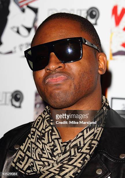 Taio Cruz attends the Jimmy Choo Project Pep launch party, at Selfridges on October 29, 2009 in London, England.