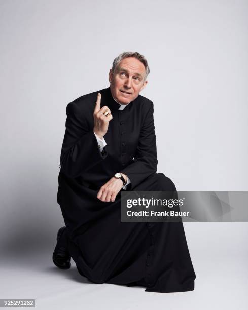 Catholic Archbishop and Prefect of the Papal Household Georg Ganswein is photographed for Suddeutsche Zeitung magazine on April 24, 2017 in Vatican...