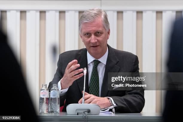 - King Philippe takes part to the event "Place des Jeunes" Sa Majesté le Roi participe à l'évènement Place des Jeunes, organisé par l'Institut Royal...