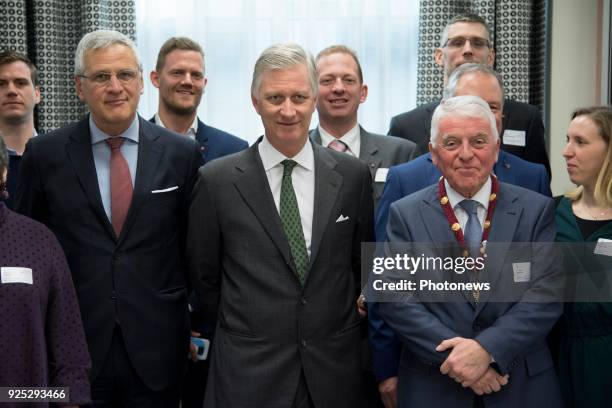 - King Philippe takes part to the event "Place des Jeunes" Sa Majesté le Roi participe à l'évènement Place des Jeunes, organisé par l'Institut Royal...