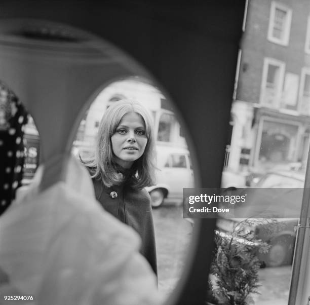 Swedish actress and singer Britt Ekland, UK, 9th May 1968.