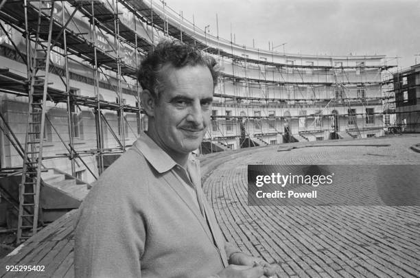 British film production designer and art director John Box on the set of musical drama film 'Oliver!' at Shepperton Studios, UK, 27th April 1968.