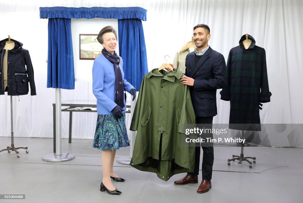 HRH The Princess Royal opens Grenfell factory