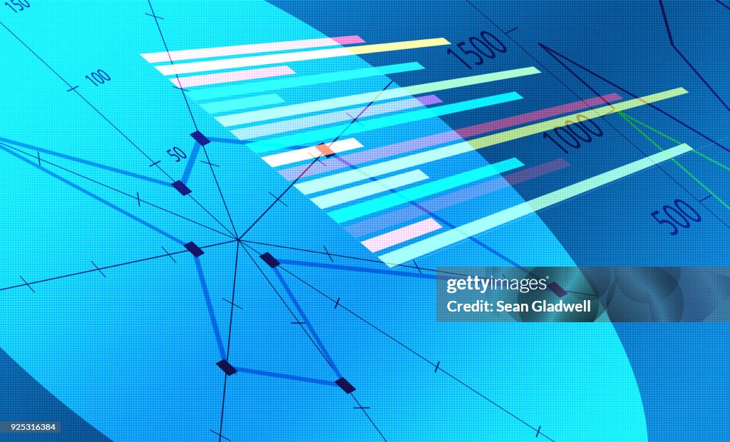 Bar graph on screen