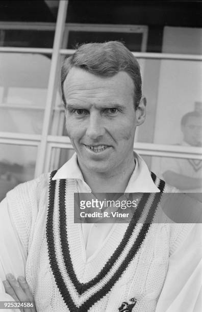 Cricket player Alan Smith of Warwickshire County Cricket Club, 1st May 1968.
