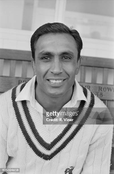 Cricket player Khalid Ibadulla of Warwickshire County Cricket Club, 1st May 1968.