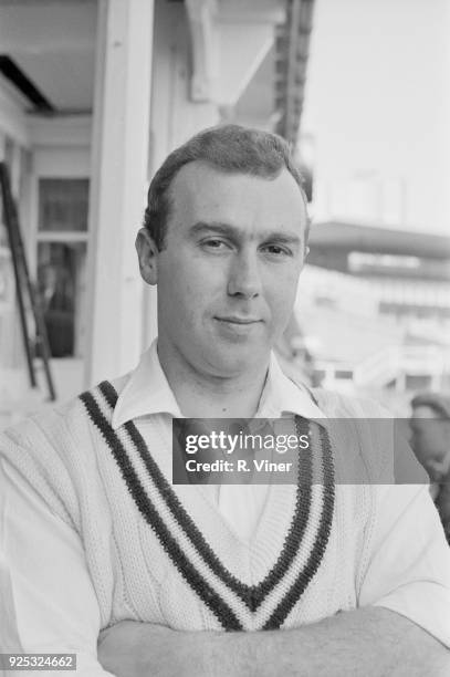 Cricket player Neal Abberley of Warwickshire County Cricket Club, 1st May 1968.