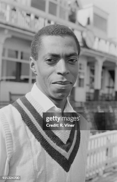 Cricket player Lance Gibbs of Warwickshire County Cricket Club, 1st May 1968.