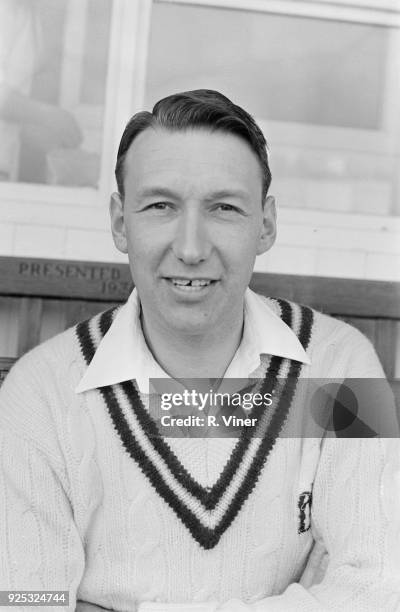 Cricket player Tom Cartwright of Warwickshire County Cricket Club, 1st May 1968.