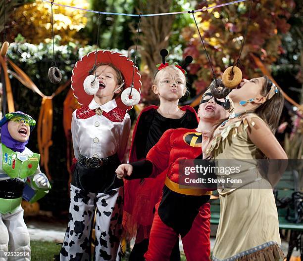Extras, Lucy Merriam , Declan/Rory McTigue , extra in a scene that airs the week of October 26, 2009 on Disney General Entertainment Content via...