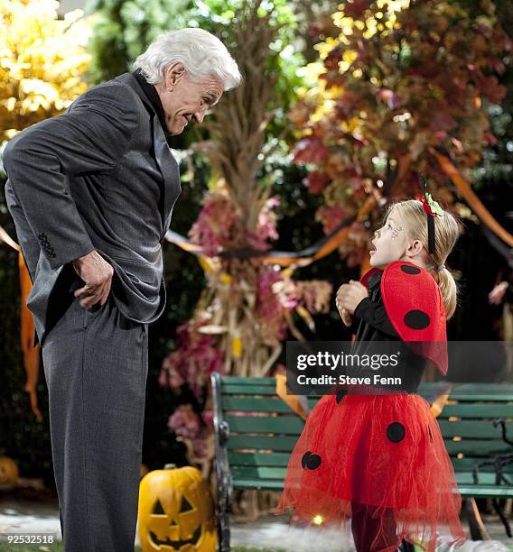 David Canary and Lucy Merriam in a scene that airs the week of October 26, 2009 on Disney General Entertainment Content via Getty Images Daytime's...