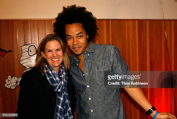 President of GAP, Marka Hansen and designer Patrick Robinson attend Launch of Stella McCartney Collection for GapKids at Little Red Schoolhouse on...