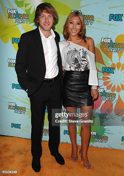 Dichen Lachman arrives at the 2009 TCA Summer Tour's Fox All-Star Party at The Langham Resort on August 6, 2009 in Pasadena, California.