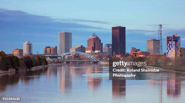 rochester skyline - rochester new york bildbanksfoton och bilder