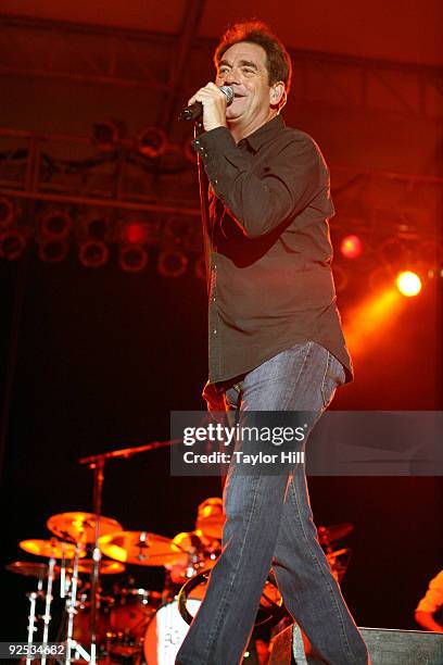 Huey Lewis & the News performs during the Big Spring Jam XVII on September 27, 2009 in Downtown Huntsville, Alabama.