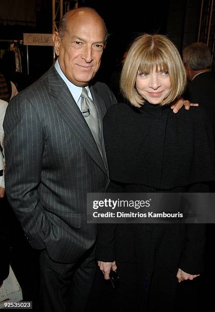 Oscar de la Renta and Anna Wintour